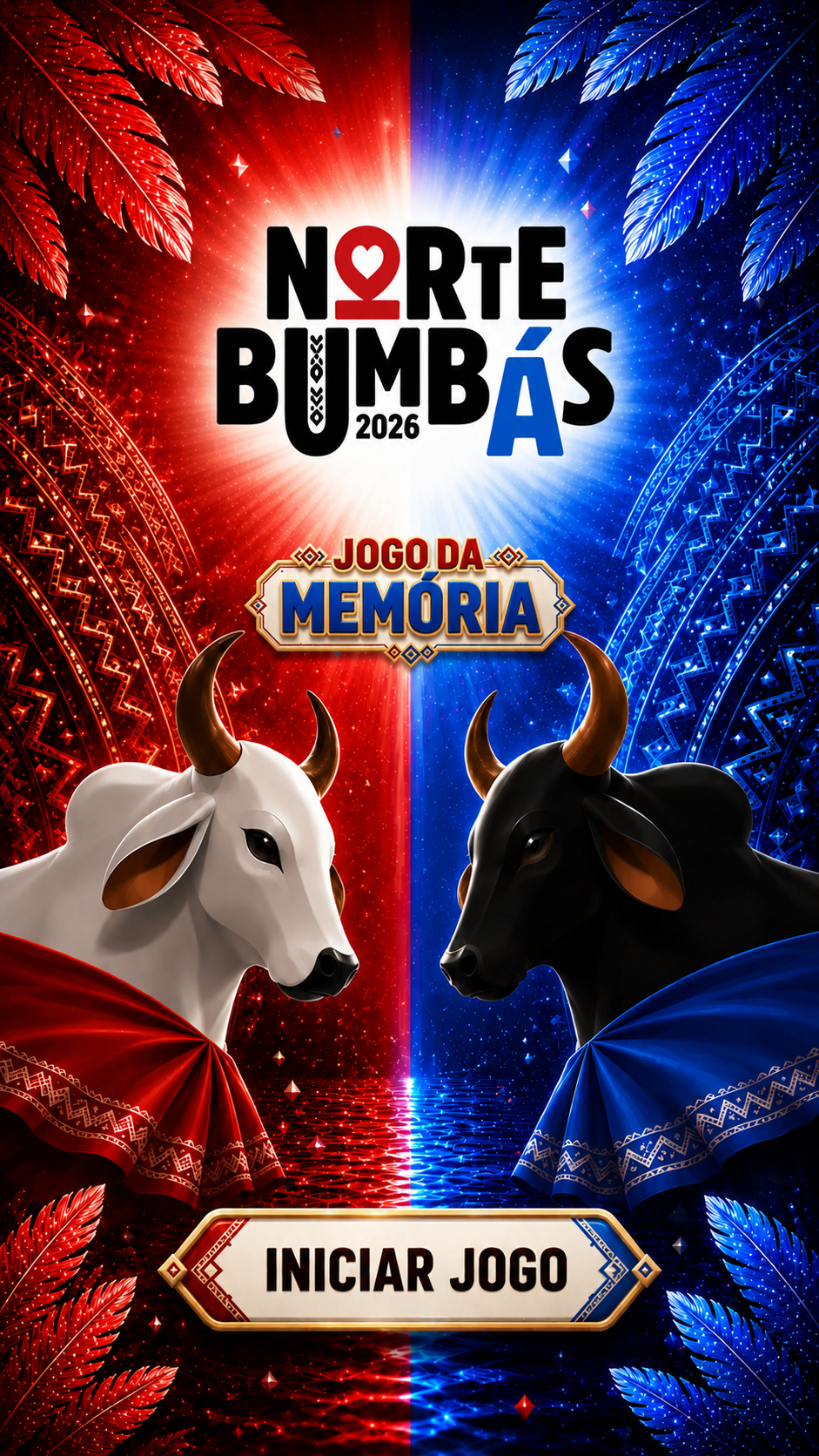 Tela inicial do jogo Norte Bumbás